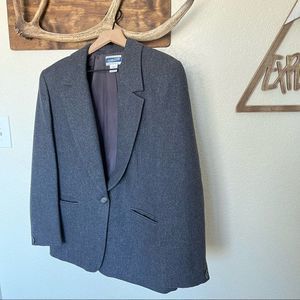 Pendleton Women's 12 Vintage 1990s 100% Virgin Wool Blazer Jacket